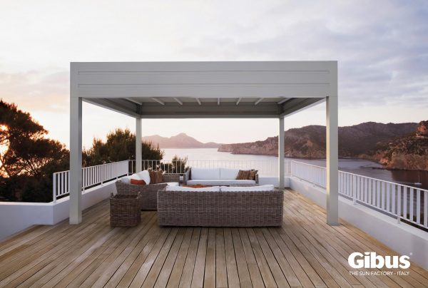 Pergola con copertura